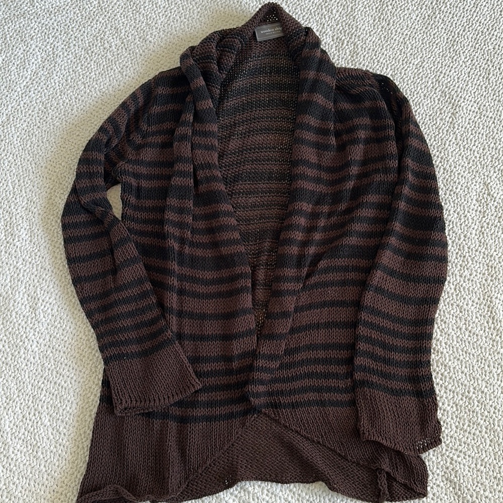 Wooden Ships Open Front Cardigan